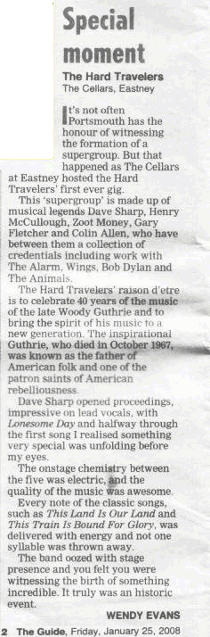 Review from Portsmouth Evening News